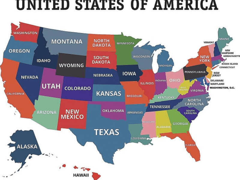 Các tiểu bang của Mỹ