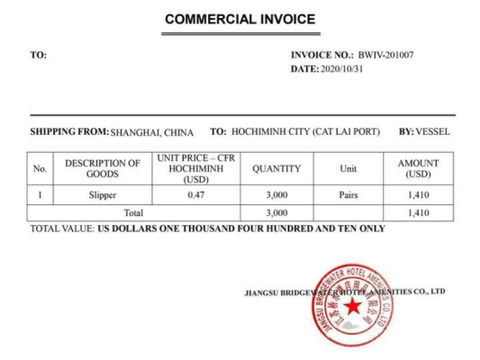 Commercial invoice là gì