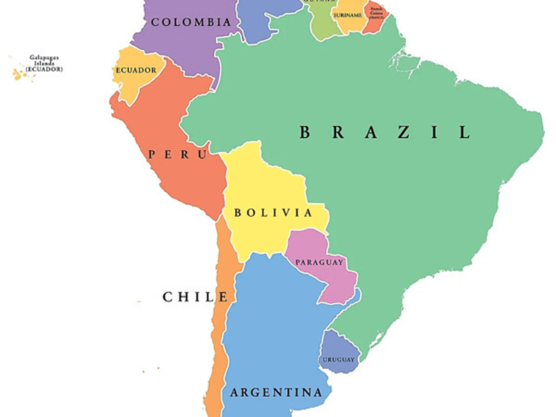 Nam Mỹ gồm những nước nào